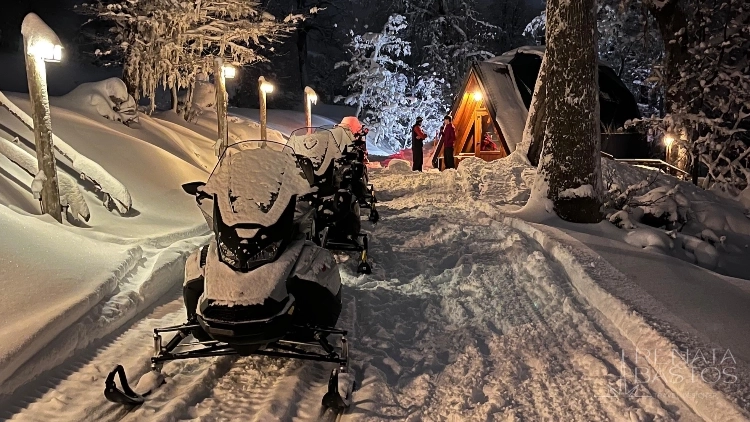 Noche N&oacute;rdica- Moto de neve com jantar